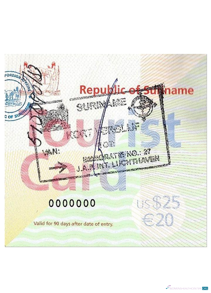 Download SURINAME tourist card Photoshop template